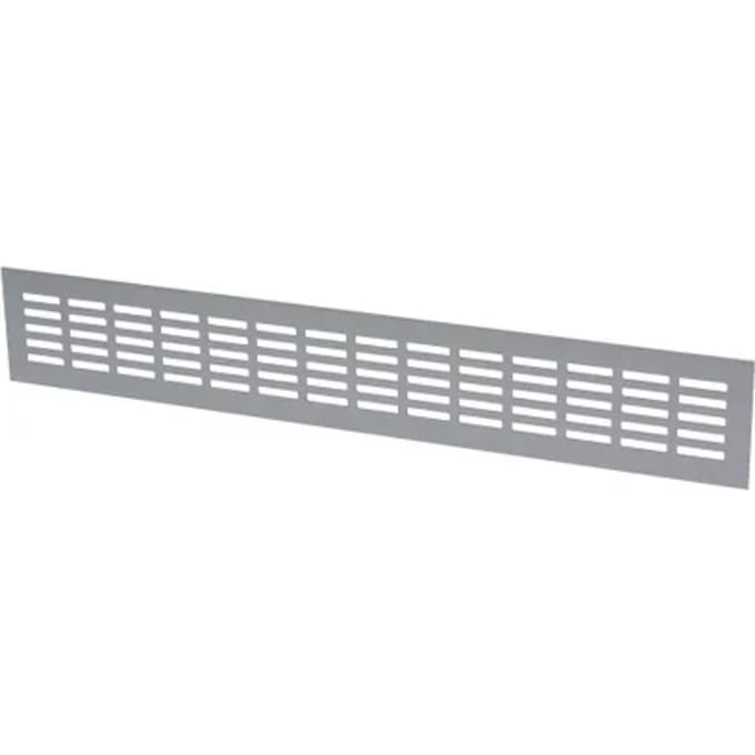 Sencys Deurrooster 50x8cm Aluminium Geanodiseerd