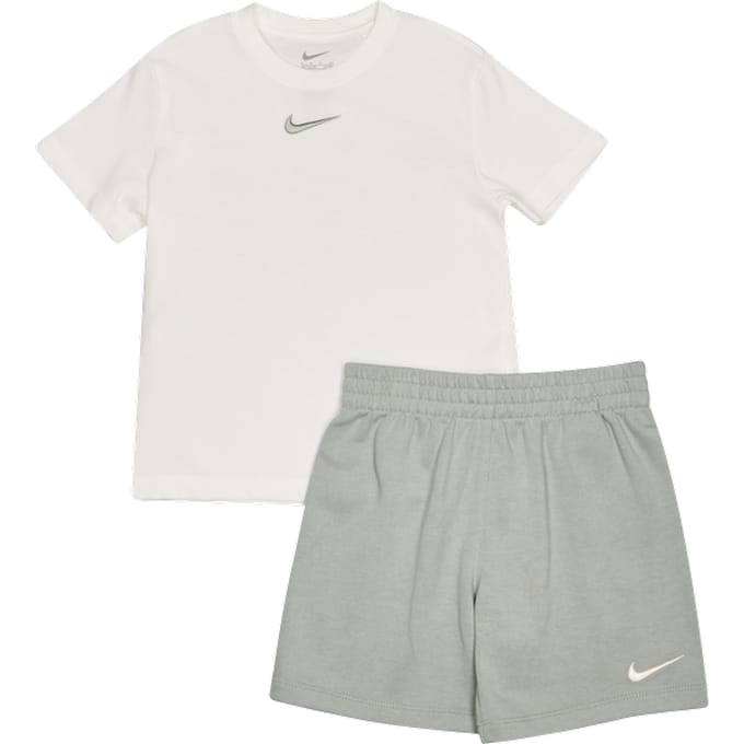 Nike Essentials Jersey Trainingspakken Peuter - Wit - Maat 116 - 122 CM - Katoen Jersey