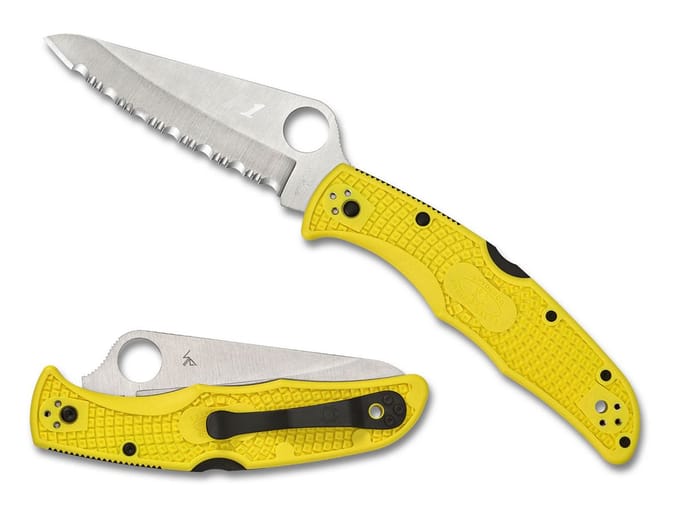 Spyderco Zakmes Pacific 2 Salt Yellow H-1 SE