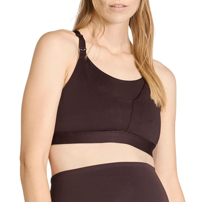 Adidas Performance Optime Workout Medium Support Voedingsbeha - Dames - Bruin