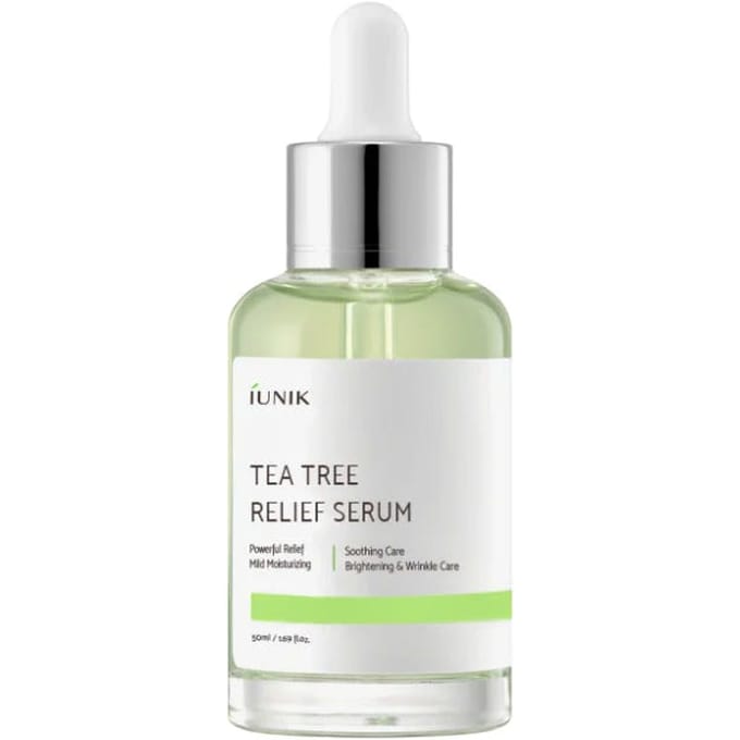 iUNIK Tea Tree Relief Serum 50ml - Kojąco-regenerujące serum do twarzy