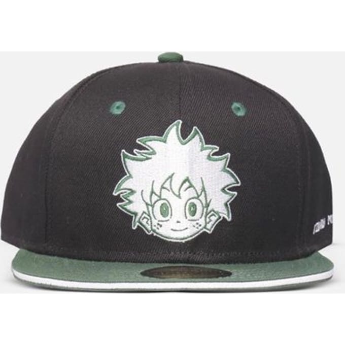 My Hero Academia - MHA Snapback Pet - Zwart-Groen Cap