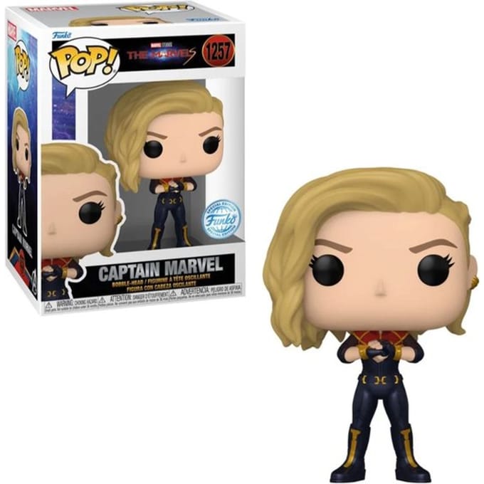 Funko Pop #1257 Marvel: The Marvels (2023) - Captain Marvel Ready to Fight Exclusive limited edition