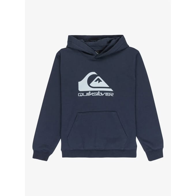 Quiksilver Comp Logo Hoodie Blauw 16 Years Jongens