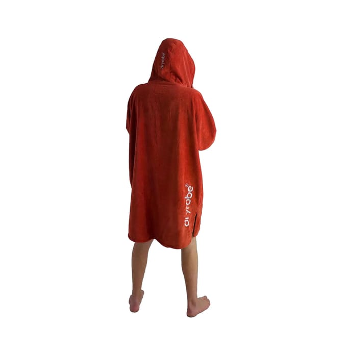 Dryrobe Fullzip Towel Robe Organic Cotton Surf Poncho oranje
