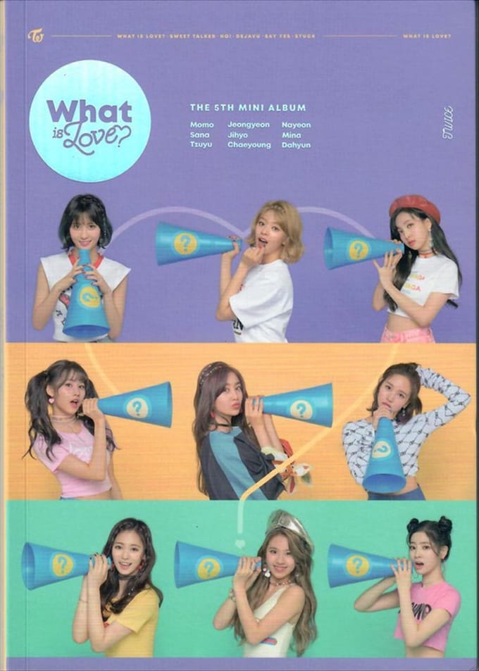CD TWICE - What is Love? JYPK1006 JYP Entertainme 2018 Pop Sud-Coré Utilisé beige
