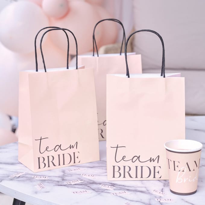 Ginger Ray - Ginger Ray - Gift Bags Team Bride - 5 stuks