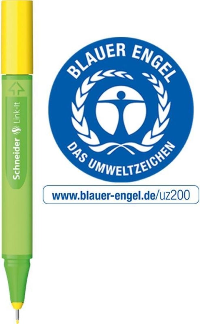 Schneider fineliner Link-it - lijnbreedte 0,4mm - golden-yellow - S-191205