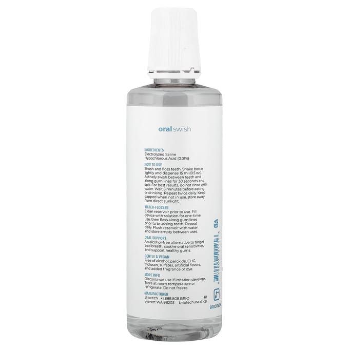 Briotech, Mondspoelmiddel, 500ml (17 fl oz) white