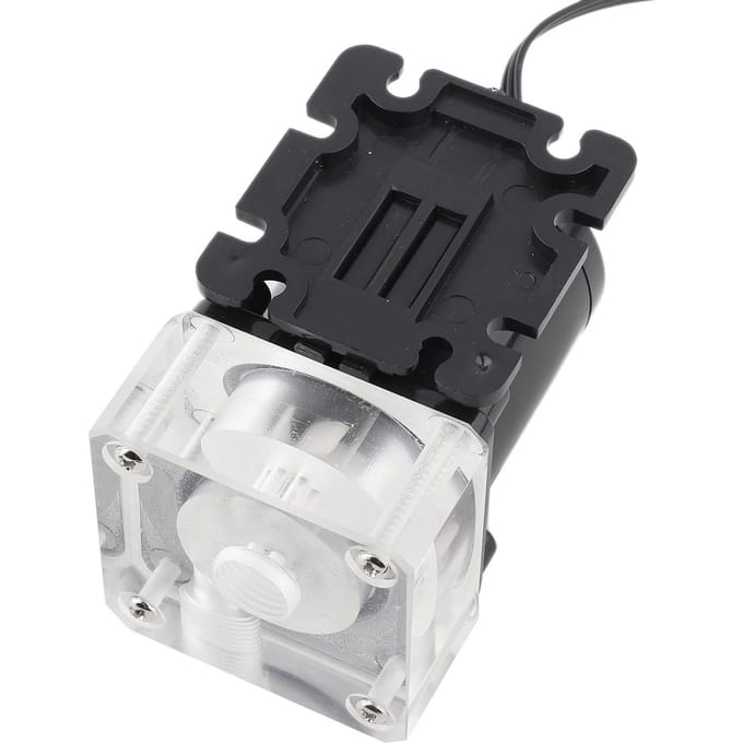 Geluidloze CPU Waterpomp Computer Waterkoelsysteem Pomp G1 4 Draad voor PC 500L H zwart