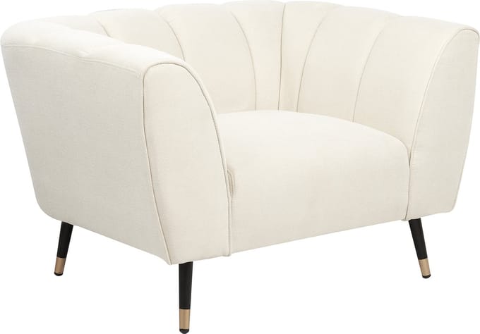 ORSTA - Fauteuil - Lichtbeige - Polyester