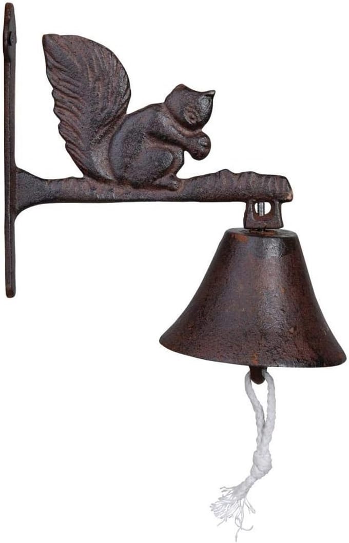 Esschert design, doorbell squirrels, cast iron, 21 x 21 x 11 cm, DB29