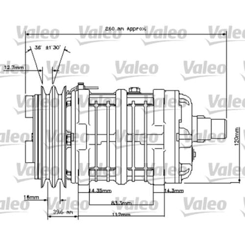Airco-compressor VALEO 815841