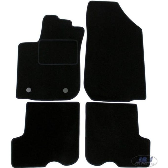 J&J AUTOMOTIVE | Tapis De Sol Noir Velours Sur Mesure Pour Dacia Sandero Stepway 2012-2020 noir