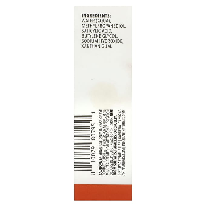 artnaturals, Sérum à l'acide salicylique, 10 ml (0,33 fl oz) black