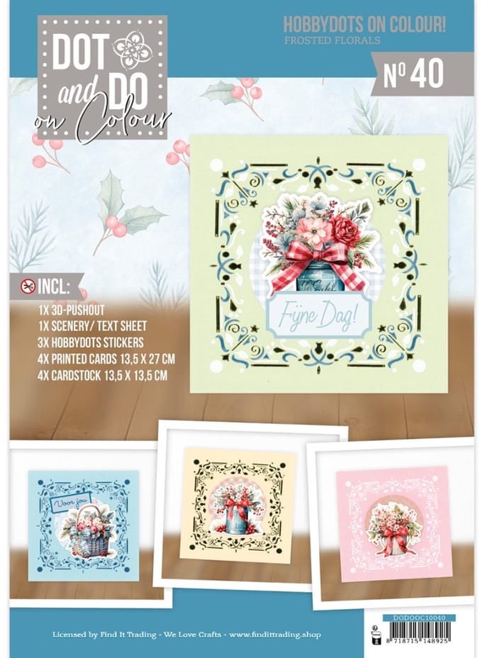 Hobbydots on Colour 40 - Frosted Floral