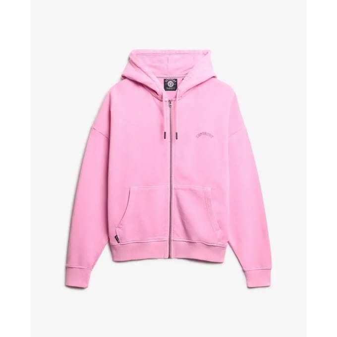 Superdry - Essential Logo hoodie met rits - Dames - Hoodies