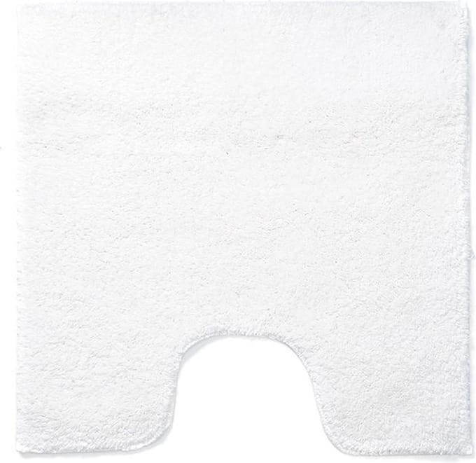 Casilin Havana WC-mat - 59 x 59 cm - Met uitsparing - Antislip - Wit