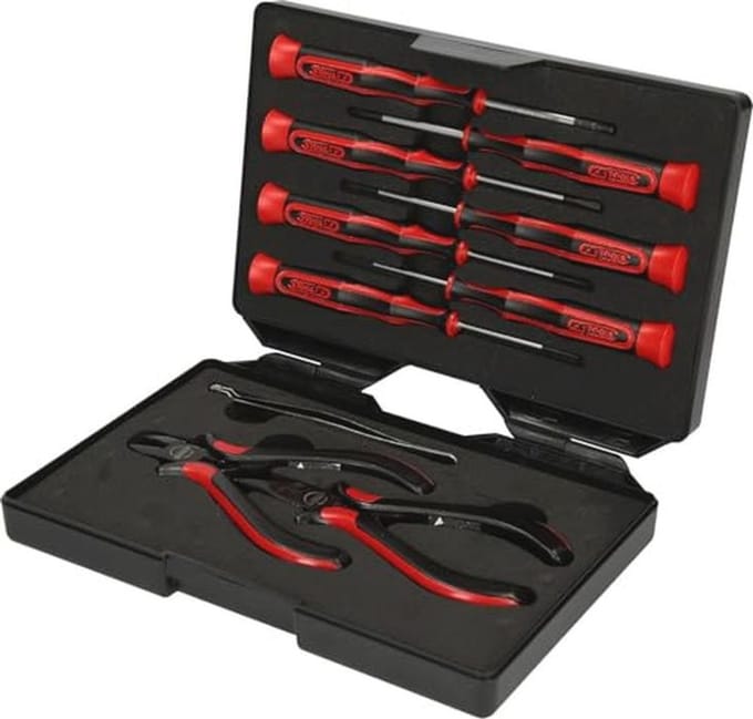 Elektronica Gereedschapset 10-dlg voor Professionele Technici