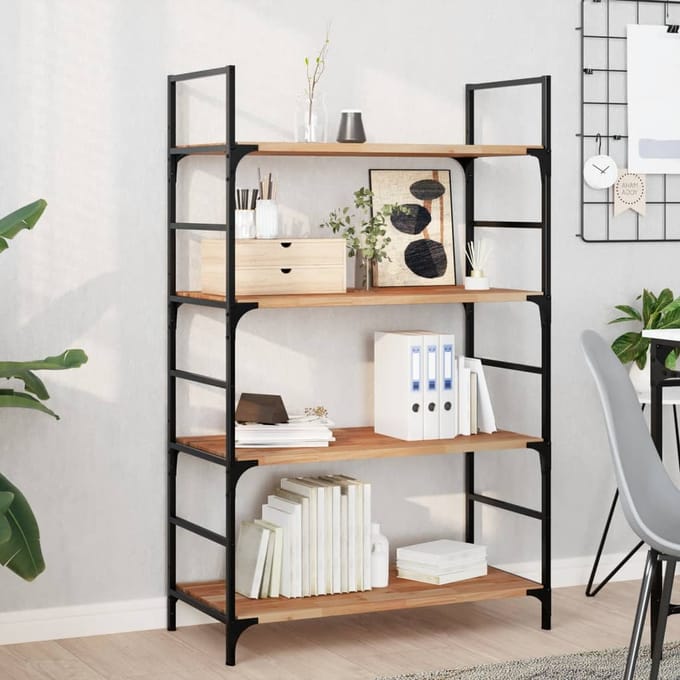 vidaXL - Wandschappen - 2 - st - zwevend - olieafwerking - 60x40x2 - cm - acaciahout