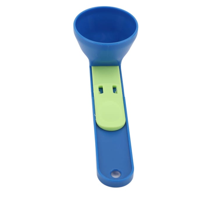 Lepeltrechter Multifunctioneel Creatief Plastic Anti-Mors Lepeltrechter voor Eiwitpoeder Eigeelscheiding beige