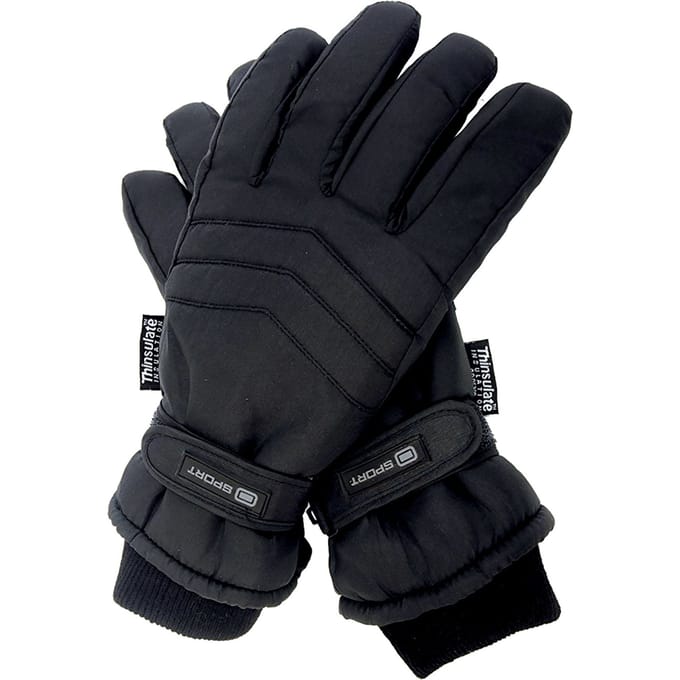 3m Dunsulate waterdichte skihandschoenen voor heren - Zwart