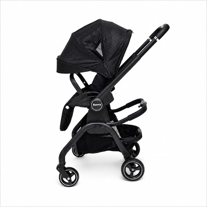 Roova® Duo Buggy Unit Zwart - Kinderwagen Autostoel Combi