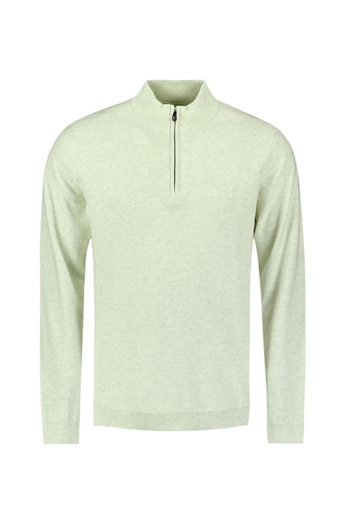 No Excess Pullover Half Zip Melange Mint Maat: M | Coltruien Outlet | Heren | Groen