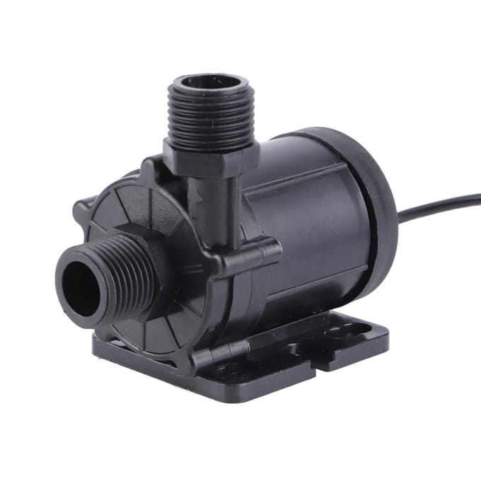 Pompe de Circulation Moteur Brushless Faible Bruit DC12V 30W 800L/h 12m de Hauteur de Refoulement pour Chauffage