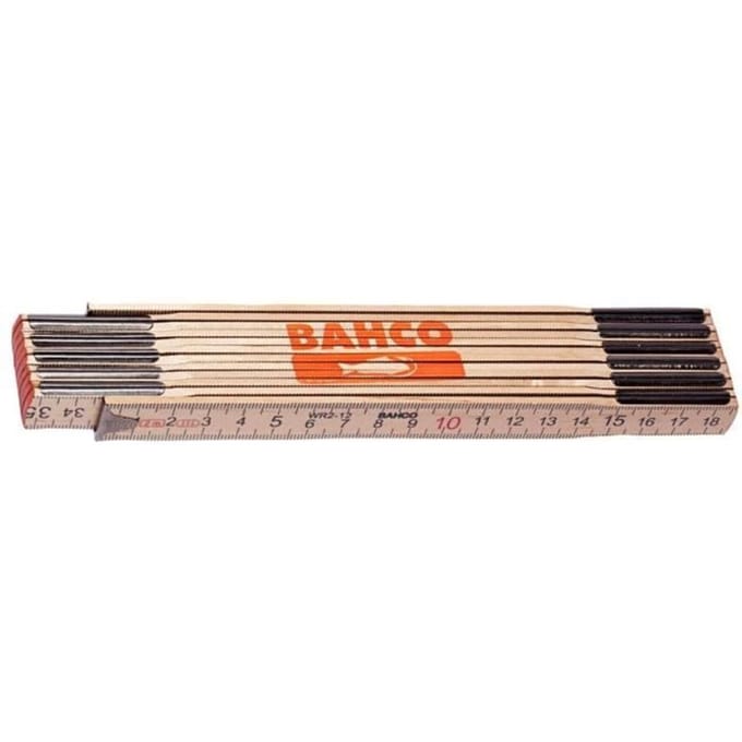 BAHCO Houten meetlat 2m 12 secties