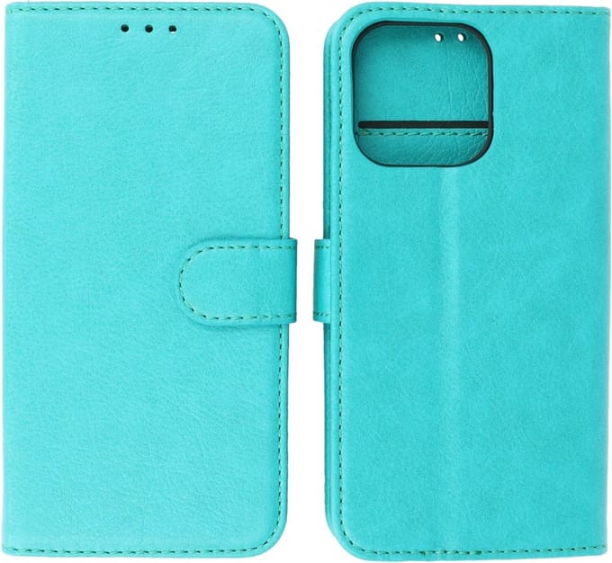 iPhone 14 Pro Max Hoesje Book Case Telefoonhoesje Groen