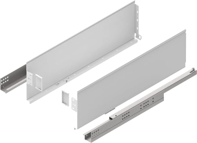 Gamet Simple Box - Middelgrote Lade - Wit - 500mm