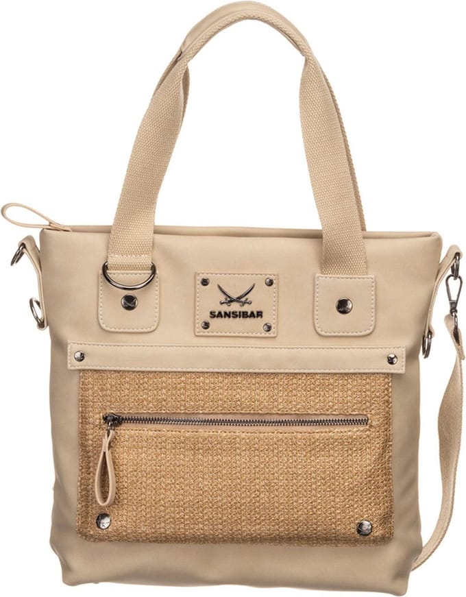 Sansibar Handtas Schoudertas Shopper Sand Beige