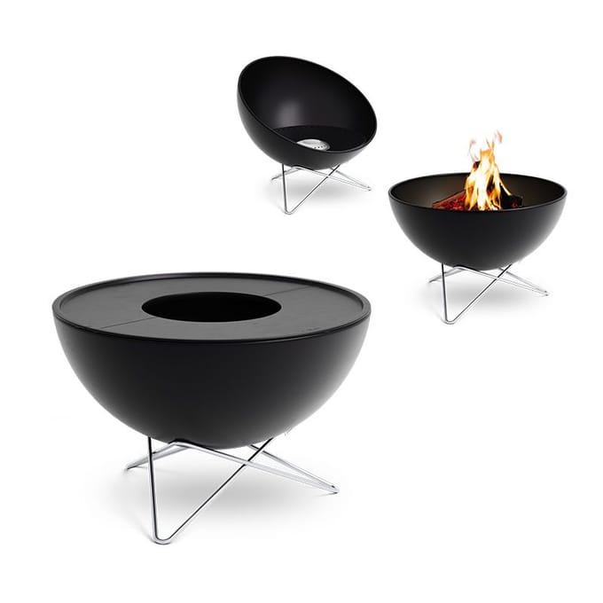 Höfats - BOWL 57 Plancha Grillset diep - zwart