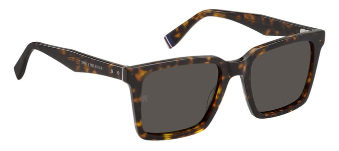 Tommy Hilfiger Th 2067/S Rechthoekig Acetaat Heren Zonnebril