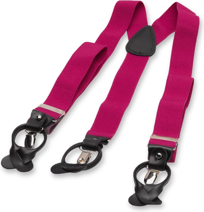 E.L. Cravatte Bretels - Luxe - Fuchsia
