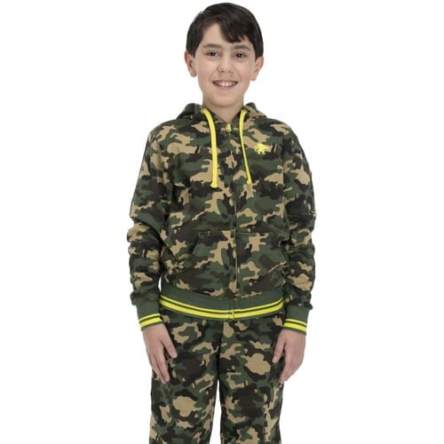 Capuchon sweaters Leone 1947 Boy Hoody Full Zip Bold Camo