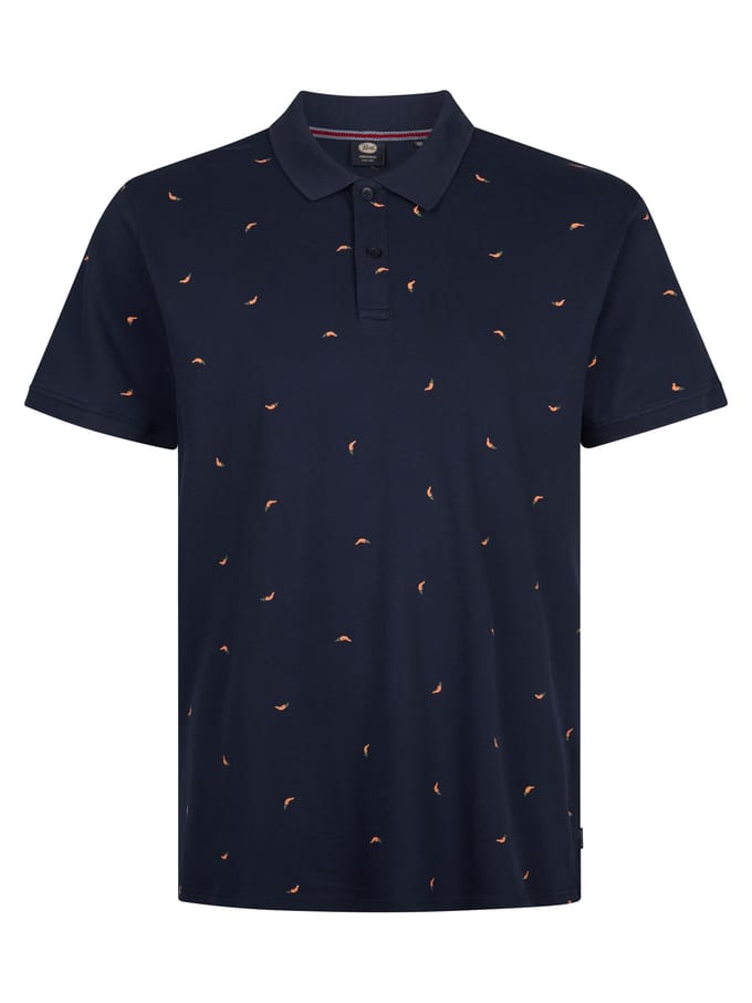 Petrol Industries - Heren Plus Size polo met korte mouwen Chassis - Blauw