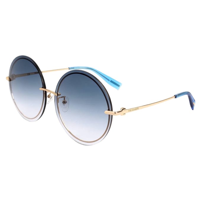 Trussardi STR219F 300W Zonnebril - Dames - Goudkleurig
