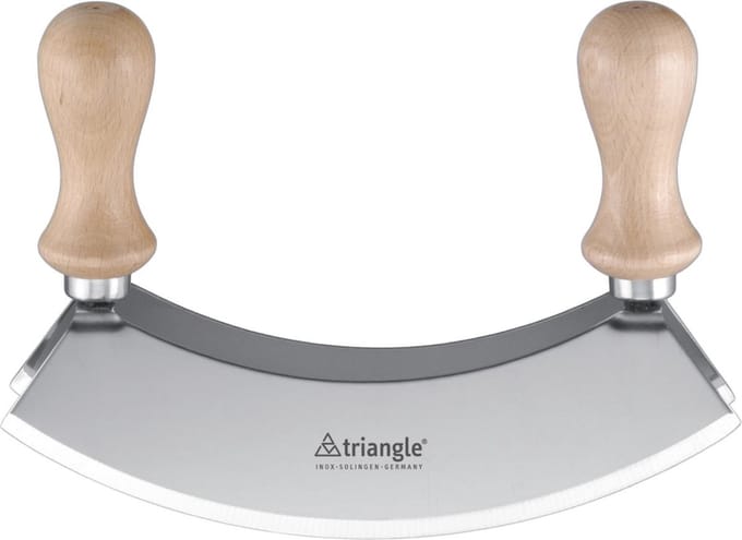 Triangle Dubbel Wiegemes 23cm – Precisie Snijden – Beukenhout Heft