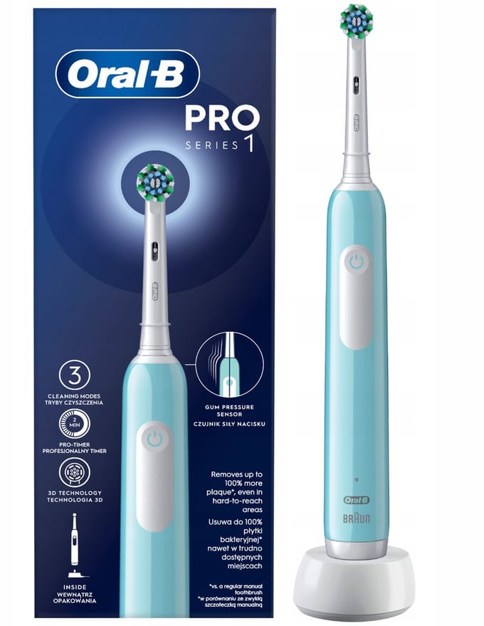Oral-B Pro Series 1 - Elektrische Tandenborstel - 3D Technologie - 3 poetsmodi