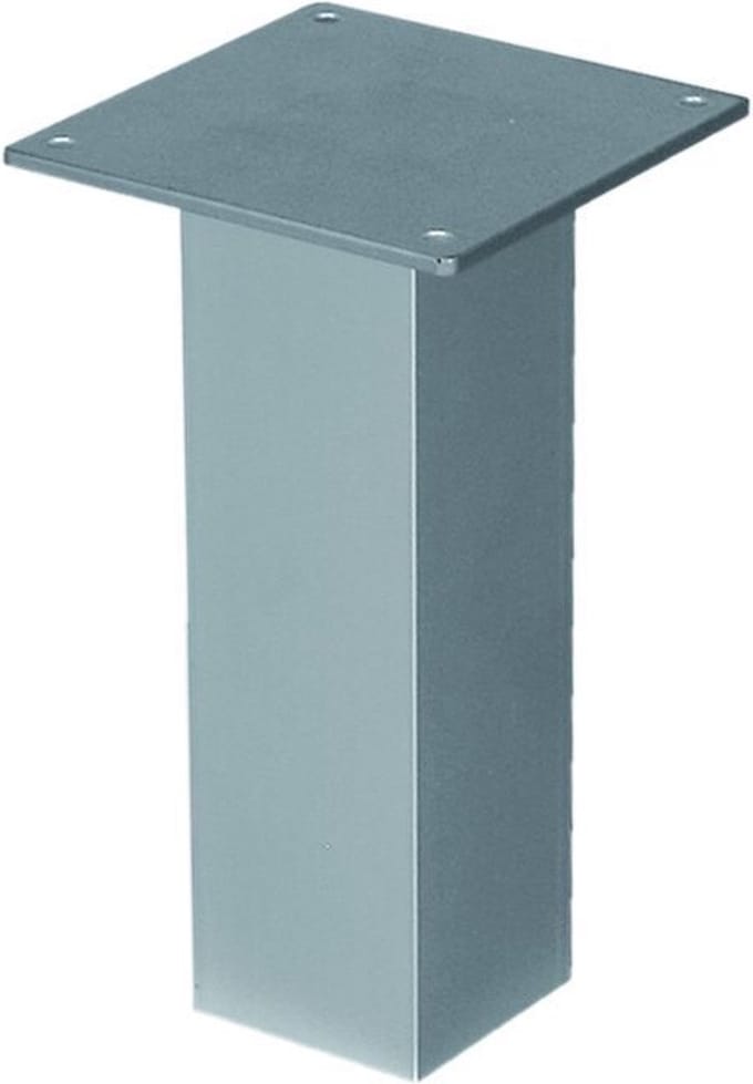 Bladst.4-kant recht inox-l.Z55 Doeco Bladsteunen