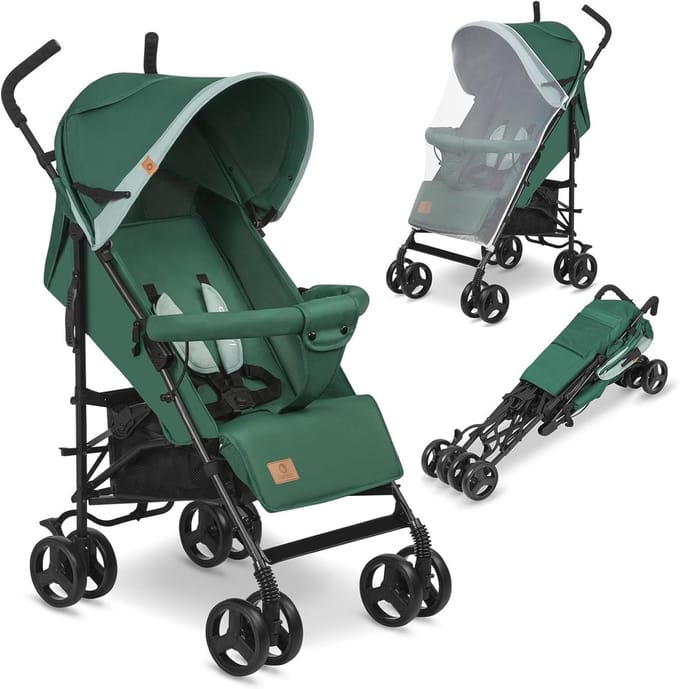 Lichtgewicht Buggy met Verstelbare Rugleuning en Ergonomisch Handvat - Ideaal voor Reizen