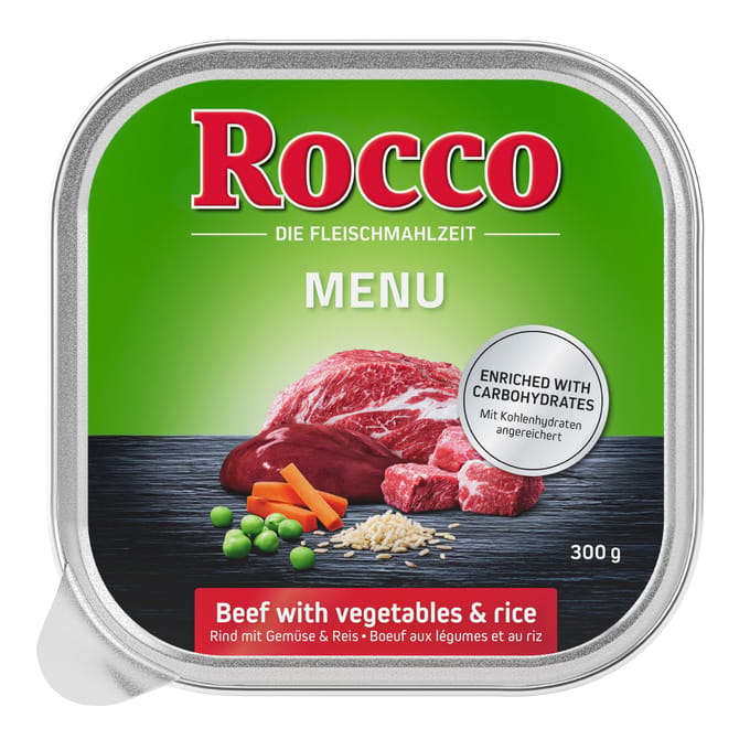 Rocco Menu 9 x 300g Hondenvoer - Rund