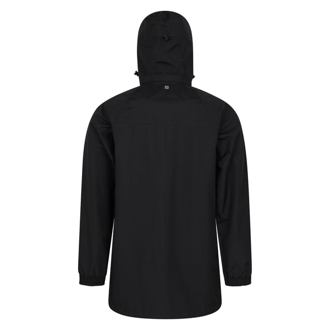 Mountain Warehouse Heren Glacier II Lange Waterdichte Jas (Zwart)