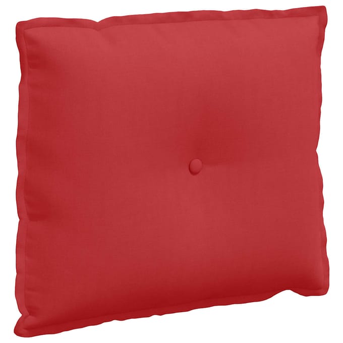 vidaXL - Rugkussen - Rood - 200 - x - 19 - x - 50 - cm - Stof