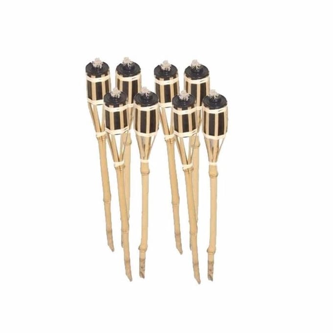 Bamboe Tuinfakkels - set 8 stuks - 61 cm