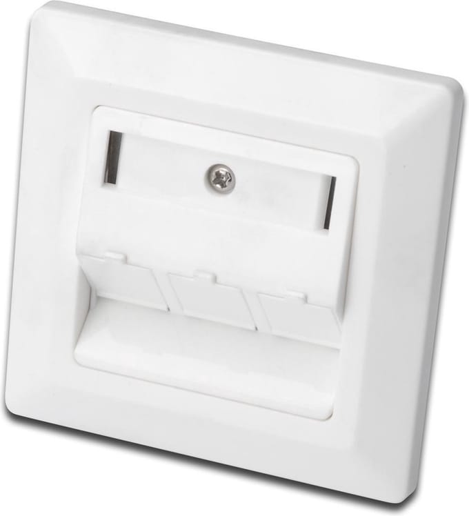 Digitus DN-93821 wandcontactdoos RJ-45 Wit