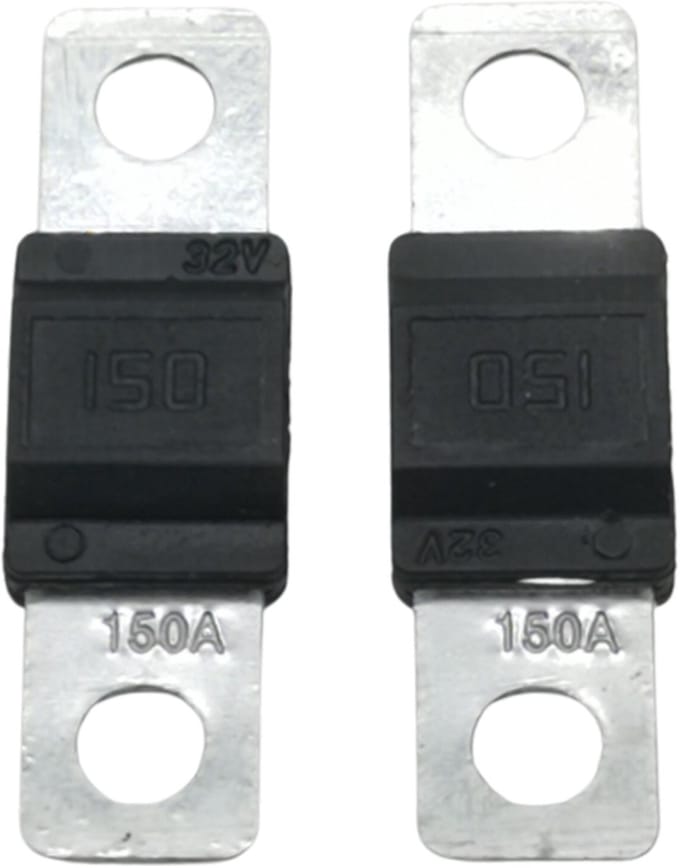 MIDI zekering 150A schroefzekering geschikt voor de MIDI zekeringhouder 12v, 24v en 32v (2 stk)