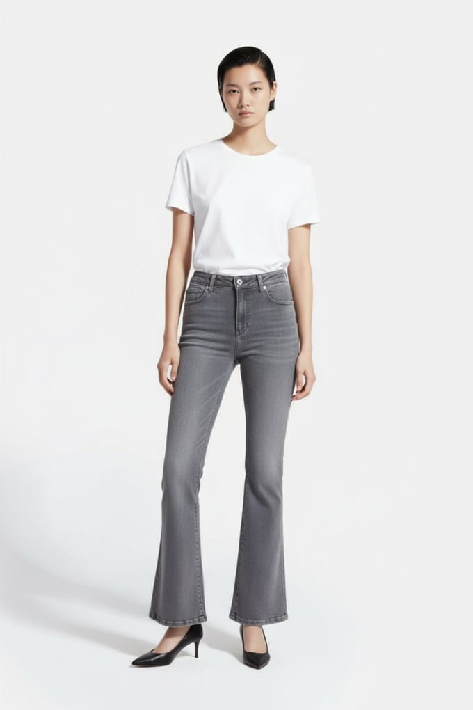 Lois Raval Stone Grey Taglia: W32L34 | Pantaloni larghi Outlet | Donna | Grigio